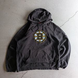 Vintage Bruins Black Hoodie